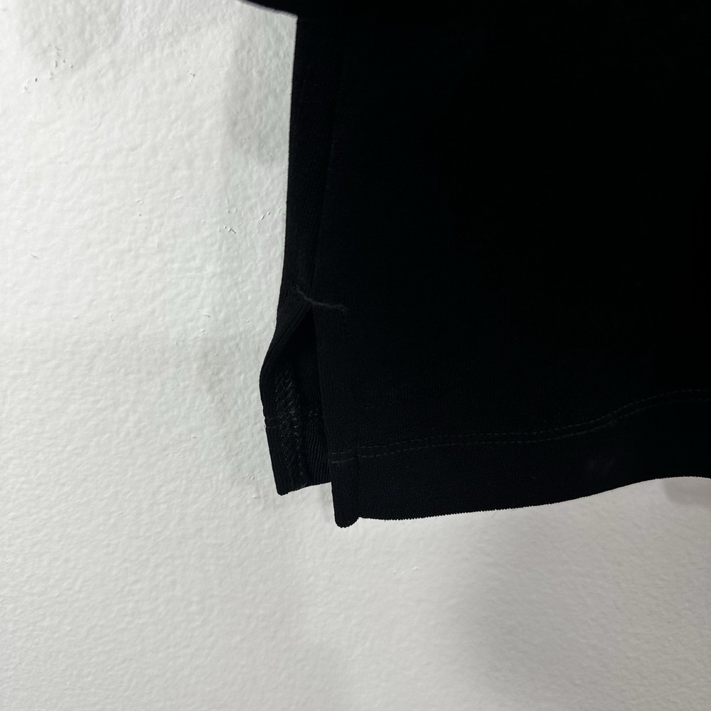 Chico's Travelers XL Pullover Black V-Neck Tunic Blouse Long Sleeve Slinky Top - Picture 4 of 7